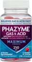 Phazyme Maximální síla plynu a kyseliny Relief, Práce rychle, třešňový flavor, 24 Chews (Balení květen Vary)