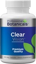 Profesionální botanické látky Clear Vision Eye Vitamins - Lutein, Zeaxanthin podporuje oční napětí, suché oči, a Vision Health - 90 Vegetariánské kapsle