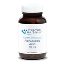 Metabolická údržba kyseliny alfa - 300mg ALA doplněk - Antioxidant Podpora pro nervové + jaterní zdraví (90 Kapsle)