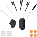 Phitunry 52- Díl pomoc sluchu Čisticí Kit Příslušenství Přenosné naslouchací pomůcky Kapsa Velikost s čisticím kartáčem Nástroje, Suché kapsle, Audio Wipes, Deer Velvet oblečení a naslouchací pomůcky Cestovní Pouzdro