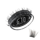 Lashify Gemini 10mm Gossamer řasy v černé, snadné DIY falešné řasy pro objemný, Wissy a hravý vzhled