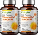 biophix Vitamin D-3 10000 IU 380 Softgels Vitamin 2 Pack - high- potence v extra panenský olivový olej Non- GMO Soy- zdarma podporuje silné kosti imunitní zdraví