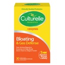 Culturelle Bloating & Gas Defense, Digestive Enzymy & Probiotika pro stravitelné zdraví, 30 Kapsle, podporuje příležitostné nepohodlí & Nepohodlí