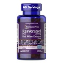 Puritan 's Pride Premium Resveratrol Youth Guard ™ 250mg, dodatek stravy pro imunitní systém, antioxidant, metabolismus cukru, krevní tok, a podpora cévní funkce, 60 Rychlé uvolnění Softgels