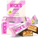 NICKS Protein Bary Čokoládové oříšky 124; 15g bílkoviny 124; 200 kalorií 124; Low Carb Keto Friendly Snacks No Add Sugar (Multipack 12 barů x 50g)