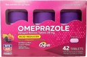 Omeprazol Acid Reducer Omeprazol Zpožděné uvolnění tablety - 20 mg, 3 láhve, 14 Počet každý (42 Počet celkem), Wildberry Mint Flavor, Heartburn Relief, Heartburn Medicine, Léčí časté Heartburn