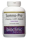 Bioklinika Naturals Somno- Pro L- Theanin - 5- HTP - Melatonin Tropické Breeze 90 Žvýkací tablety