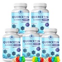 Quercetin Gummies - Quercetin s bromelainovým vitaminem C + zinkem Vitamin D3 - Žvýkací Quercetin 900mg doplňky - Quercetin pro děti a dospělé (5)