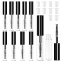 Adecco LLC AHIER 10 ks 4ML Reuse Empty Bottle Tube Container for Eylash Growth Oil / Mascara with Brush for Home and Travel (10p)...