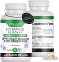 Histamin Block doplňky - DAO Enzyme Formule & Vitamin C - Denní podpora pro Histamin Intolerance & Imunitní podpora - DAO doplňky Histamin Block - 60 Kapsle - Made in USA