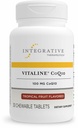 Integrační terapeutika Vitalin CoQ10 100 mg - Příplatek na podporu zdraví mozku pro dospělé * - Podporuje zdraví srdce * - Dairy- Free - Tropické ovocné ochucené, 30 Žvýkací tablety (30 Služeb)