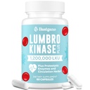 Lumbrokináza dodatek, 1,2 milionu LKU - 120mg Kapsle, Potent Nattokináza Alternativa s proteolytickými enzymy a bylinné směsi