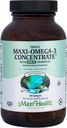 Maxi Health Triple Omega-3 Concentrate - Fish Oil - "1000 IU" Vitamin D3-90 Kapsle - Kosher