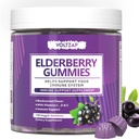 Elderberry Gummies Imunitní Supplement: Elderberry Vitamin C a zink Poskytovat antioxidační podporu gluten zdarma 130 gummies