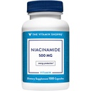 Vitamin Shoppe Niacinamid 500MG, podporuje hladiny cholesterolu již v normálním rozsahu, jednou denně (100 tobolek)
