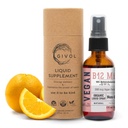 Organic Vegan vitamin B12 dodatek tekutá mlha pro rychlou absorpci 5,000mcg methylkobalamin - No Harsh Chemicals or Preservatives - No umělé sladkosti přidány Non- GMO 240 Dny dodávky