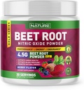 Řepné kořenové oxidy dusíku Supplement - Organic Beetroot Super Food Performance Booster for Circulation, Energy, Stamina, Blood Flow and Heart Health - Vegan, Non- GMO - Berry Flavor - 30 Služení