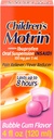 Dětské Motrin Oral Suspension Medicine, 100 mg Ibuprofen, Dětská horečka Reducer & Pain Reliever pro drobné Aches & Pains Vzhledem k chladu & Flu, Alcohol- Free, Bubble Gum ochucené, 4 fl. oz