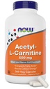 Foods Now Acetyl L Carnitin 500 mg, 360 Veg Kapsle - Non- GMO ACL 500 mg Kapsle
