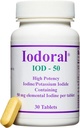 Optimox Iodoral 50 mg Supplementary - Iodidové tablety draselné, jód s vysokou potencí, doplňky pro podporu štítné žlázy, Lugolovo jódové řešení - 30 Počet