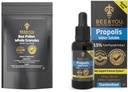 BEE and You Bundle, Bee Pollen Granules, 5oz Bag, se 100% přírodní Extract Drops, Ultra čisté, Imunitní Supplement, Superfood, Antipxidants, Vitamíny,