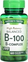 Nature 's Truth High potency balanced B-100 B-complex, 60 Count (balení po 3)