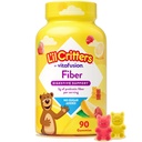 L 'il Critters Fiber Daily Gummy dodatek pro děti, pro stravovací podporu, Berry a Lemon Flavors, 90 Gummies