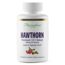 Paradise Herbs Hawthorn Berry, Active All Spectrum Extract, Super Potent, Ultra Pure, Vegan, Non- GMO, Gluten Free, 60 Vegetariánské kapsle