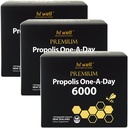 (Balení po 3) Hi Well Premium Propolis One- A- Day 6000 Flavonoid 120 mg 120 tobolek