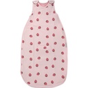 Woolino Merino Wool and Organic Cotton Ultimate Baby Sleep Sack - 4 sezóna Baby Wearable Blanket - Two- Way Zipper nastavitelný spací pytel - univerzální velikost (2-24 měsíců) - Jahoda