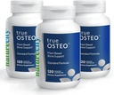 NatureCity True- Osteo Plant- Based Supplement for Bone Strength 124; AlgaeCal Calcium & Magnesium, Plant- Based Vitamin D3, Vitamin K2, Silicon Clant124; Gentle on Stomach (360 Kapsle)