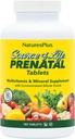 Natures Plus Zdroj života Prenatal - 800 mcg folát, 180 Vegetariánských tablet - Všechny přírodní prenatální vitamin & minerály se železem & vápníkem - Optimální zdraví & energie - Gluten- Free - 90 Služeb