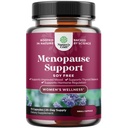 Kompletní bylinné menopauza dodatek pro ženy - Soy Free Female Hormon Balance Kapsle pro noční pocení Hot Flashes & Mood Swings s Dong Quai, Chaste Berry & Black Cohosh Root - 75 Hrabě Pack