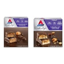 Atkins Endulge Čokoládový karamel Mousse Bar 5 Počet a Karamel Nut Chew Bar 5 Počet Bundle
