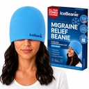 IceBeanie Migréna Relief Cap, Jak je vidět na Shark Tank, Měkké & Stretchy Gel Napětí Bolest hlavy Relief Cap, Rozšířená chladicí kocovina Ledová Klobouk, Odorless Wrap Ice Pack Wrap, Bolest hlavy Migréna maska