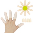 Gel Finger Cots, Finger Protector Support (14 PCS) NOVÝ MATERIAL Finger Sleeves Great for Trigger Finger, Hand Eczema, Finger Cracking, Finger Artritis and More. (10ks Long + 4ks Short)