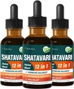Shatavari Hormon Harmony Drops for Menopause Relief & PMS Support, 12- in-1 Herbal Blend with Wild Yam & Vitex Berry, 6oz
