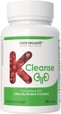NANOWELL K-Cleanse - Ledviny Cleanse dodatek s Pacran Cranberry Extract, hořčík, Selen, Vitamíny B5 & B6-60 Kapsle, 30 Den Dodávka
