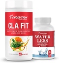Evoluce Advance Sport Nutrition CLA Fit - Dolní světlice konjugovaná Linoleová kyselina Dodatek, Podpora Lean Muscle Mass, Podpora energie (90 Softgels) + voda méně - Snížení zadržování vody (60 Kapsle)