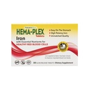 NaturesPlus Hema- Plex Iron - 30 Slow-Release Tablet - 85 mg Chelated Iron - Total Blood Health - with Vitamin C & Bioflavonoids - Non GMO, Vegetarian & gluten Free - 30 Služeb