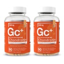 Základní prvky Glucosamine Chondroitin MSM Boswellia Serrata Hyaluronic Acid Supplement Společná podpora Antioxidační doplněk pro flexibilitu - 180 Kapsle (2- Pack)