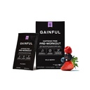 Gainful Pre Workout Powder with Creatine, Caffeine Free Clean Energy, L Citrulline a Beta Alanin pro vytrvalost, BCAA Směs pro svalovou obnovu, Vegan, non GMO, Wild Berry, 10 Služeb