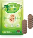 Tinnitus Patch for Ringing Ears, Tinnitus Ear Patches Natural Formule pro náušnice (12 Záplaty)