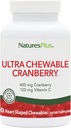NaturesPlus Ultra Chewable Cranberry - 90 Love Berries Tablets, Pack of 2 - Promotes Urinary Tract Health - Non- GMO, Gluten Free - 90 Celkem Service