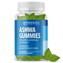Ashwagandha Gummies for Stress & Mood Support - Vegan, Non-GMO dodatek pro klid a relaxaci - Witania Somnifera for Enhanced Sleep Quality & Emotional Balance - 1-Month Supply, Jahodová příchuť