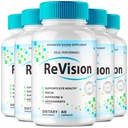 IDEAL VÝKONNOST (5 Pack) Revize Oční dodatek pilulky Advanced Vision 2.0 Oční péče Komplexní vitamínové kapsle Pro (300 Kapsle)