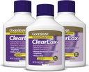 Dobrý smysl ClearLax, Polyethylenglykol 3350 Prášek pro přípravu roztoku, Osmotic Laxative, 53. 7 Oz, balení po 3 ks