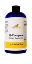 Vitamin B- komplex, Super B Komplexní vitaminy s vitaminem C kapalným, 16 oz - Všechny B vitaminy včetně B1, B2, B3, B5, B6, B7, B9, B12, kyselina listová, niacin, Biotin, Alkohol- Free - Herb- Science