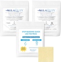 Vysoce výkonné zastavit krvácení Gázové Pads - 3-Pack (2 "x2") currency 124; Hemostatická rána dresing pro kusy a první pomoc kity curses 124; Sterilní, Drug- Free, Rychlé Clotting Pads